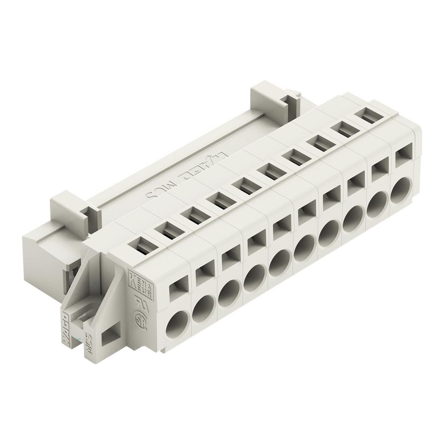 1-draads male steker 2,5mm² lichtgrijs 721-610/019-000 VVE=25