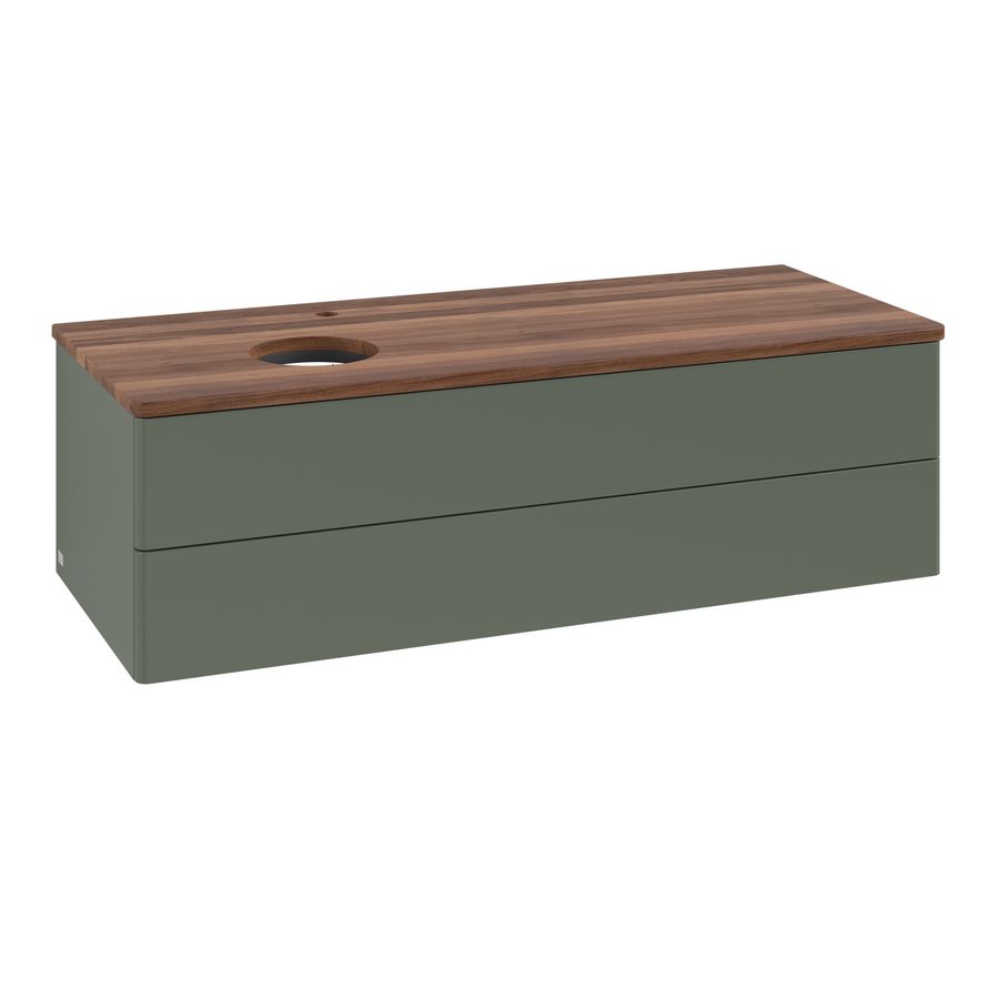 Wastafelonderkast Antao 1200x360x500mm L.Green Matt Lacquer L22052HL