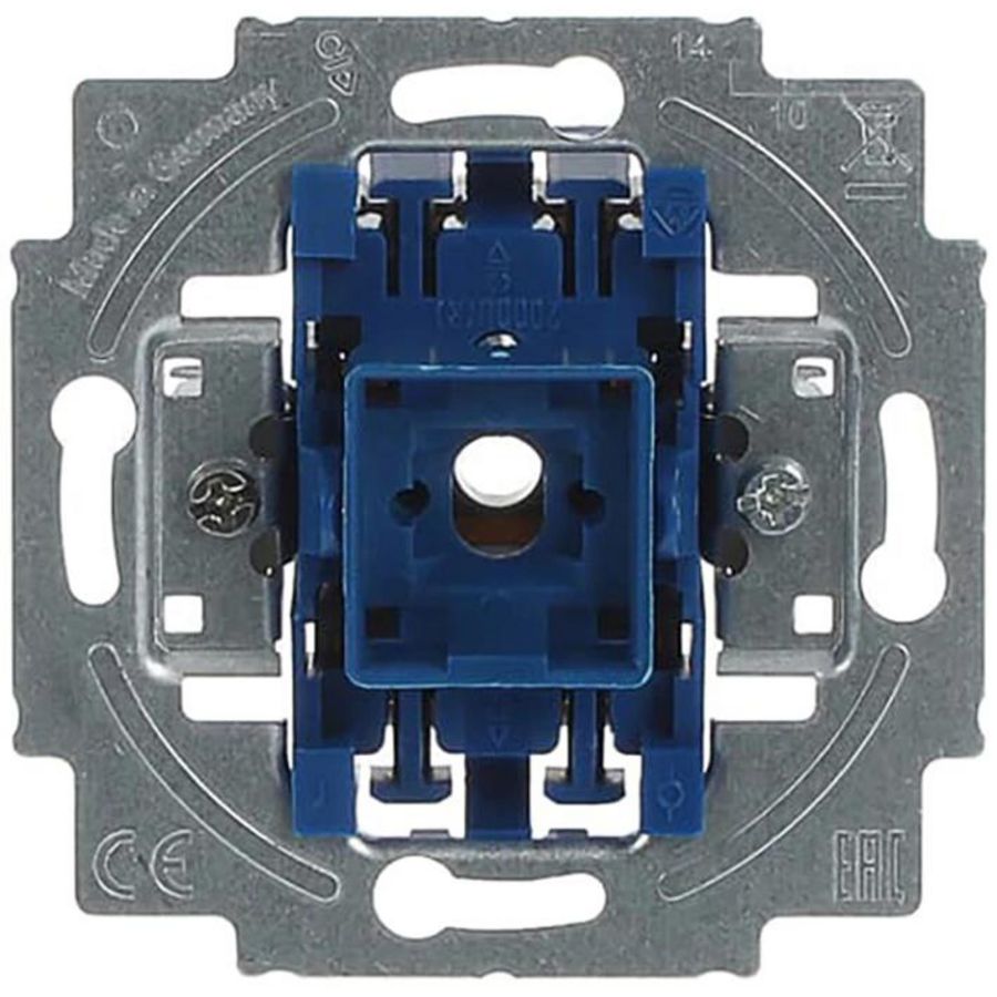 Inbouw wip-impulsdrukker 1-polig verlichtbaar 10A 250V AC (2020 US-201)