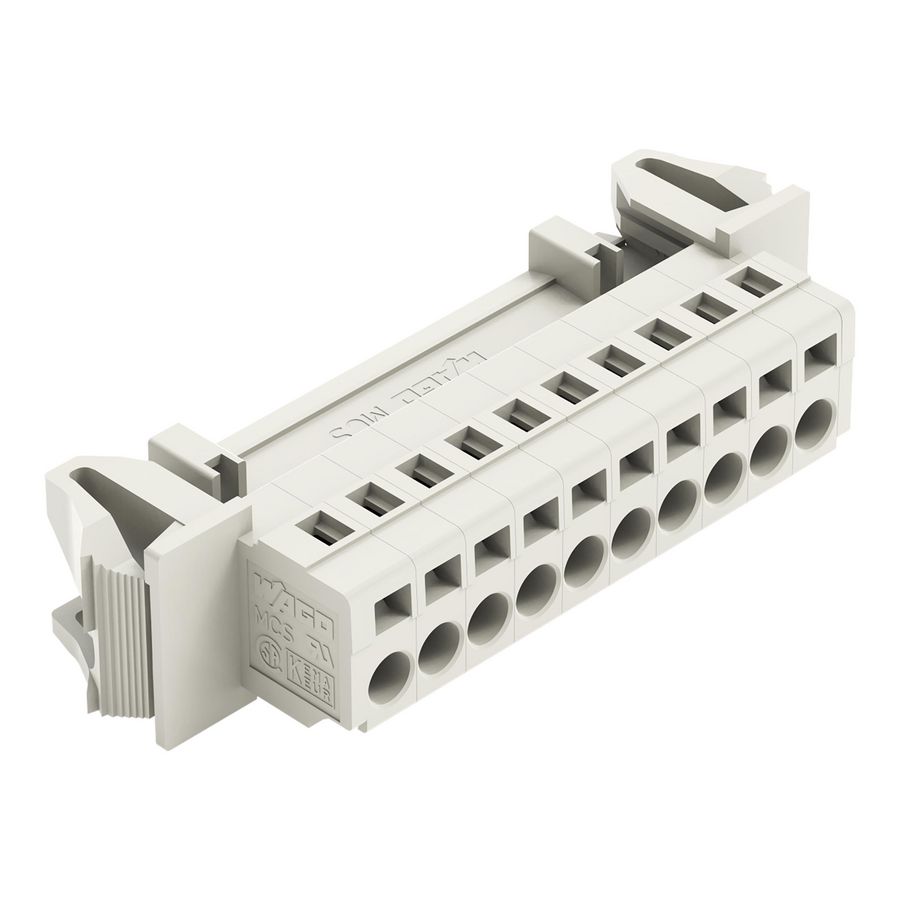 1-draads male steker 2,5mm² lichtgrijs 721-610/114-000 VVE=25