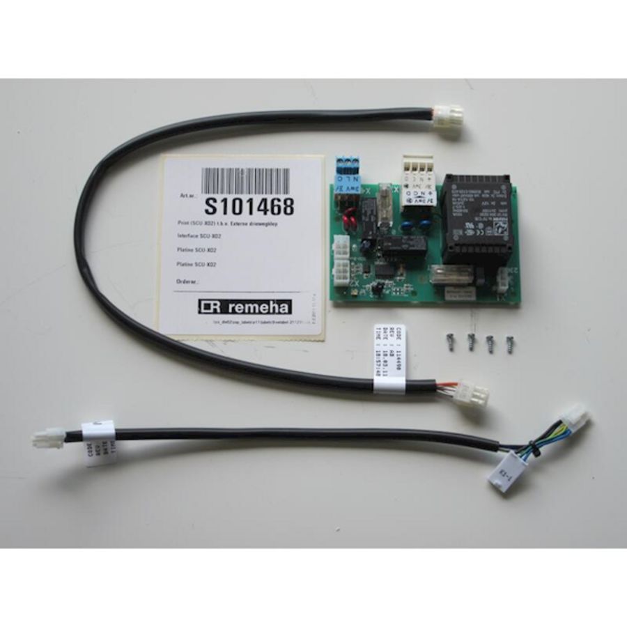 Print SCU-X02 voor aansturing externe 3-weg 24v of 230v