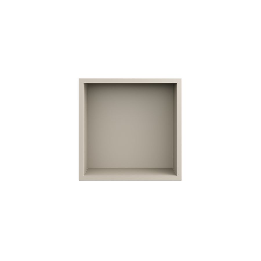 Inbouwnis Basic BOX 300x300x70mm flens kleur matt sand beige