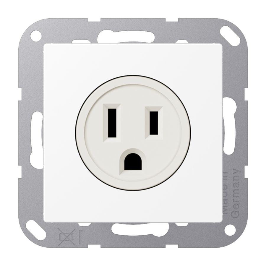 Wandcontactdoos matwit Us-Nema 15 A A500