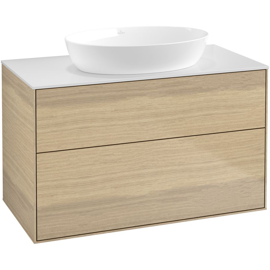 Wastafelonderkast Finion 1000x603x501mm Oak Veneer FA0100PC