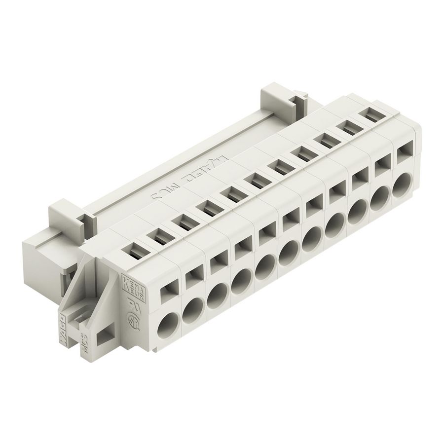 1-draads male steker 2,5mm² lichtgrijs 721-611/019-000 VVE=25