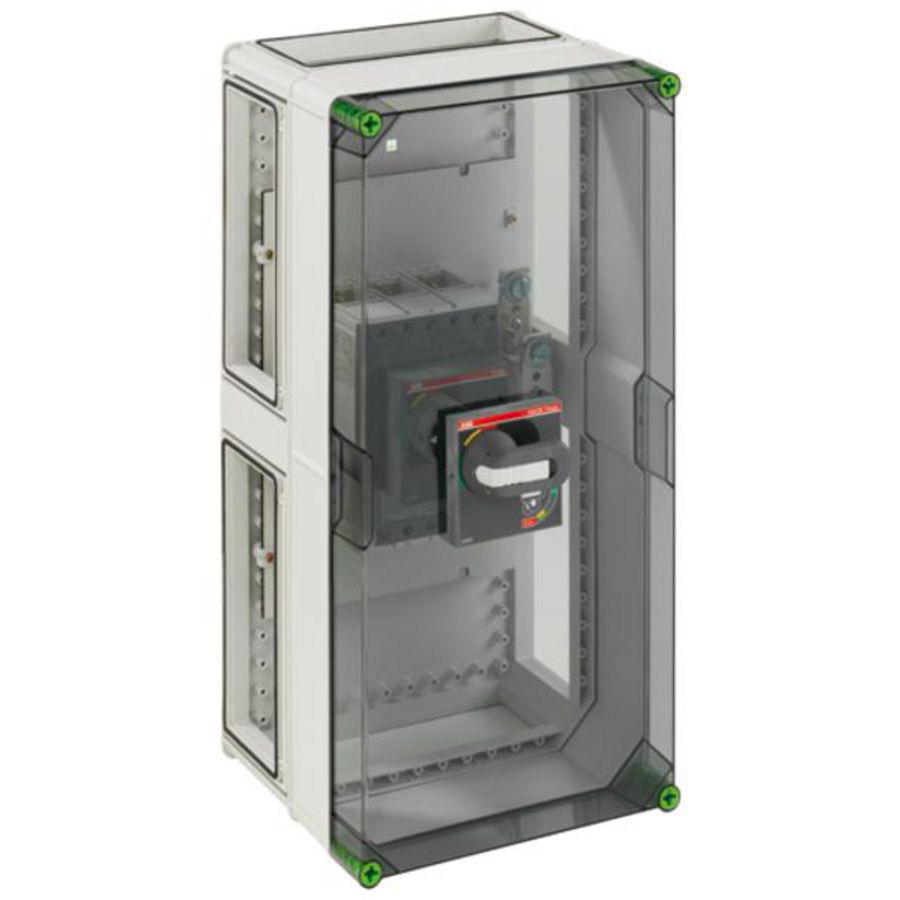 Behuizing met vermogensschakelaar IP54
