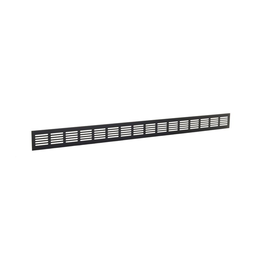 ALU plintrooster 800x60mm zwart