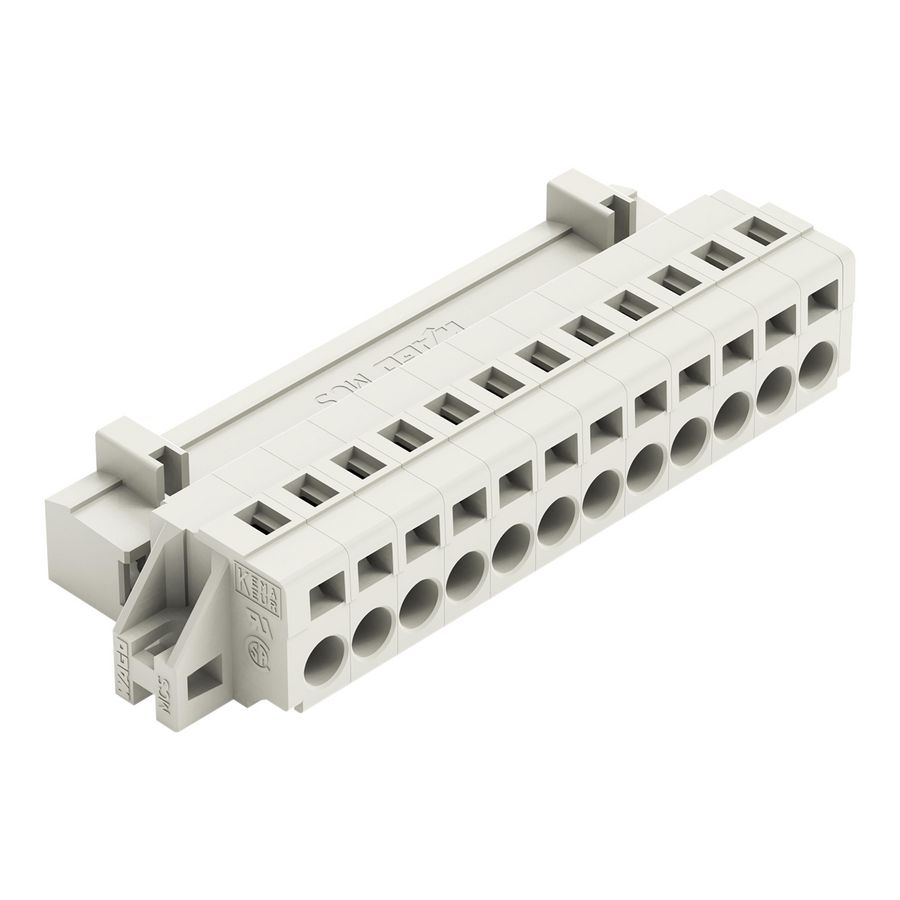 1-draads male steker 2,5mm² lichtgrijs 721-612/019-000 VVE=25