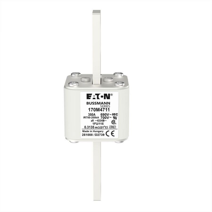 Zekering hoge snelheid 350A AC 690V 200kA size 1 53x69x13