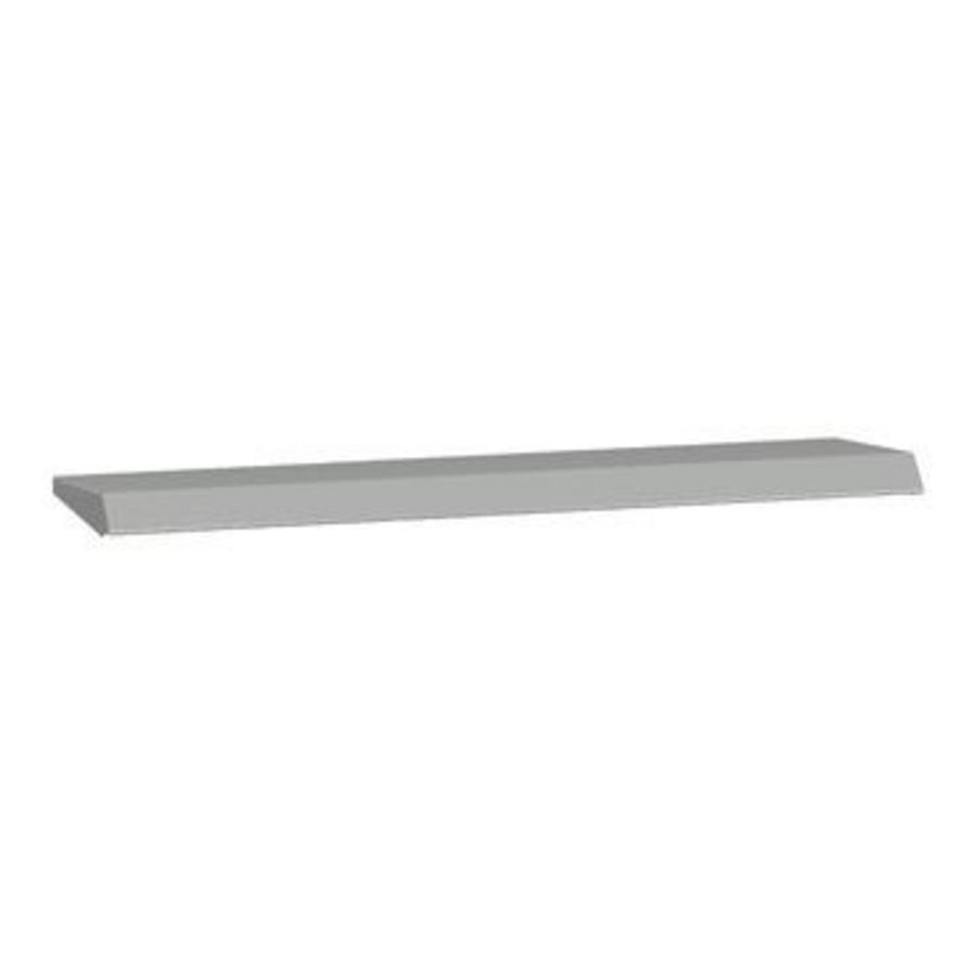 Regendak 800x250mm RAL7035 Spacial WM