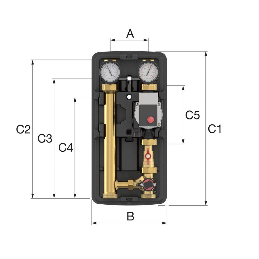MeiFlow Top S MC-L, DN25, w/o pump