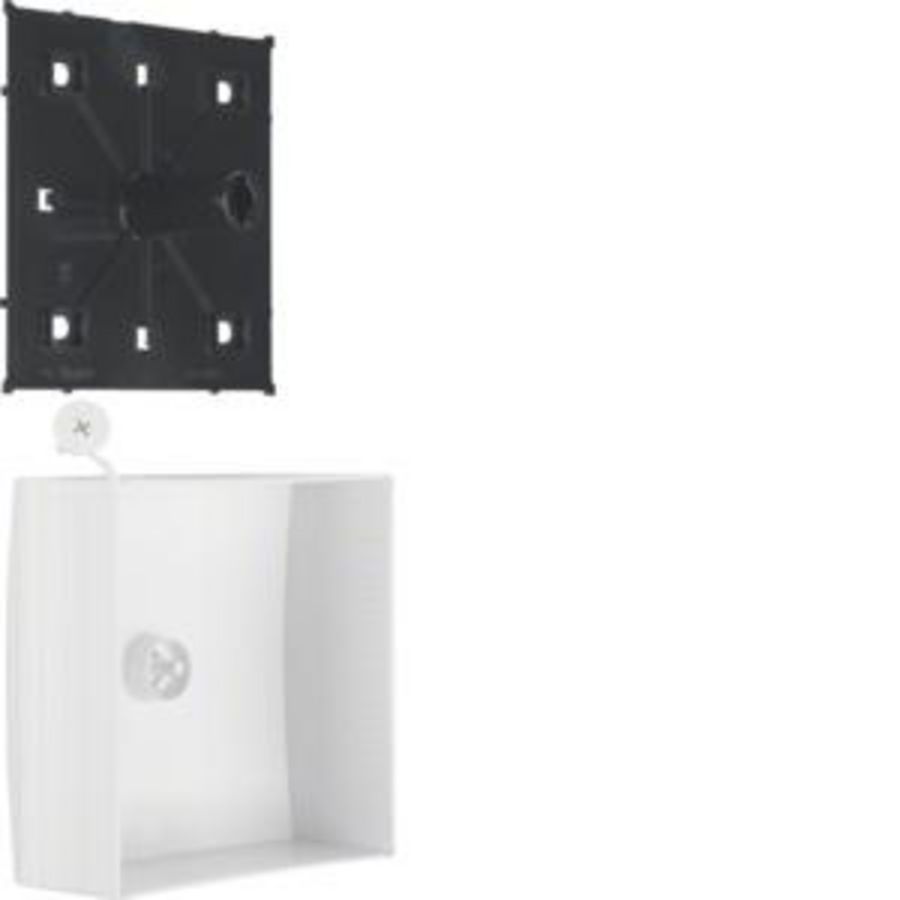 Aftakdoos voor goot 115x115mm LFK verkeerswit