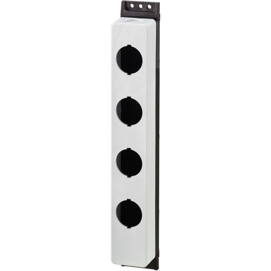 Opbouwkast vlak grijs 4 inbouwplaatsen 4 x M30
