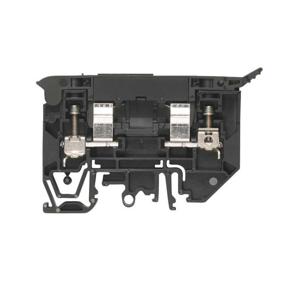 Zekeringsklem schoefaansluiting zwart 4mm2 10 A 250 V VVE=25