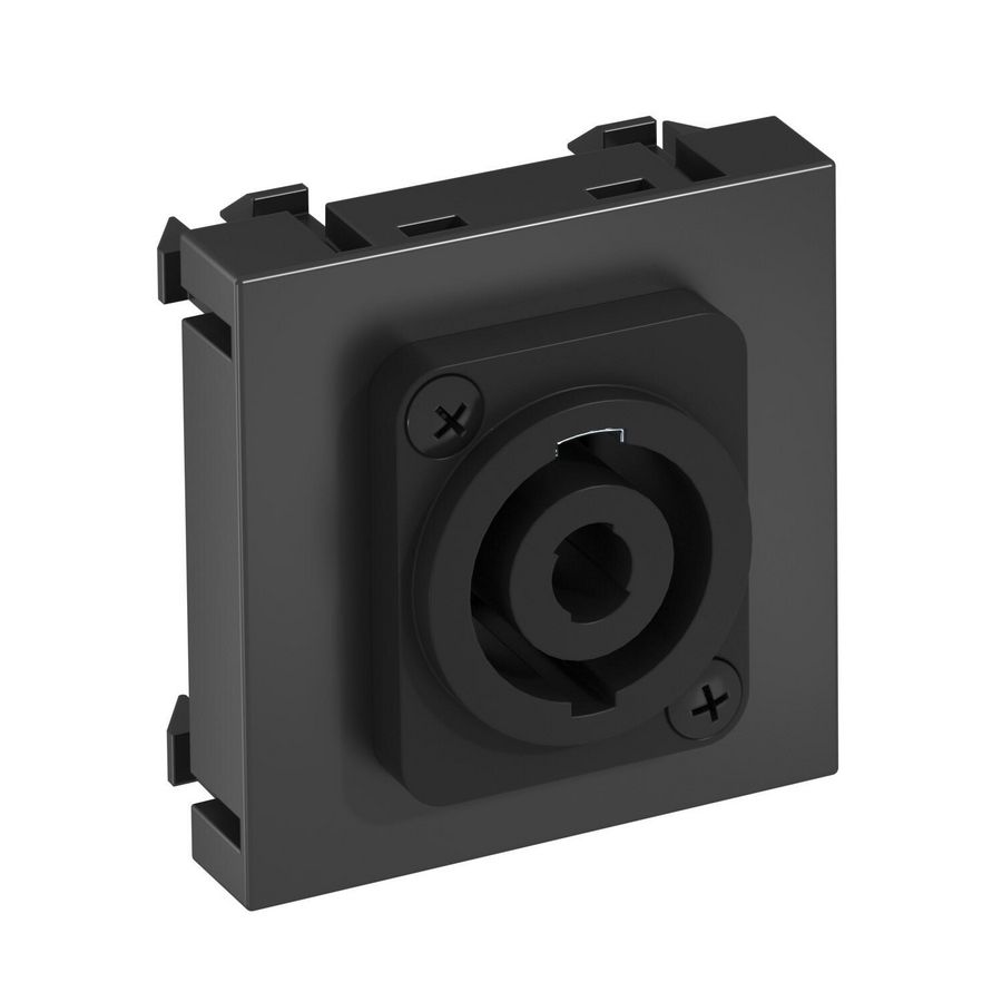 Draagplaat Speakon connector schroefaansl. 45x45mm 6105272