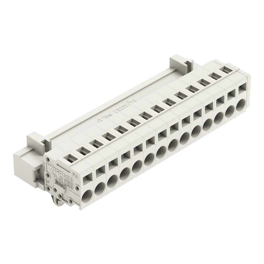 1-draads male steker 2,5mm² lichtgrijs 721-614/018-000 VVE=25