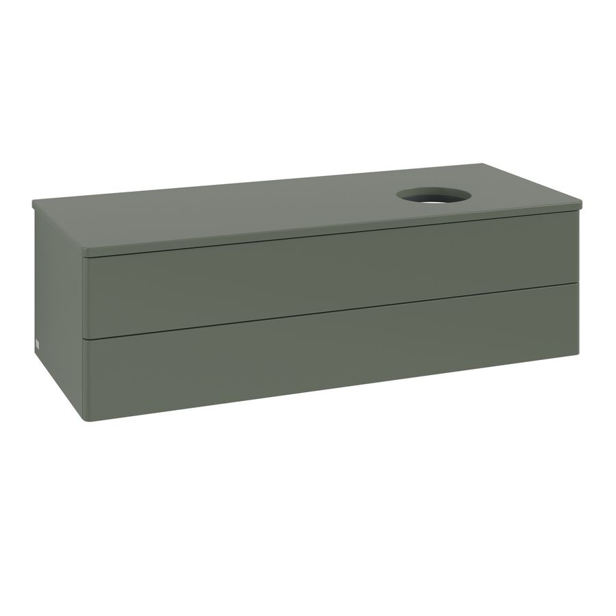 Wastafelonderkast Antao 1200x360x500mm L.Green Matt Lacquer L23010HL