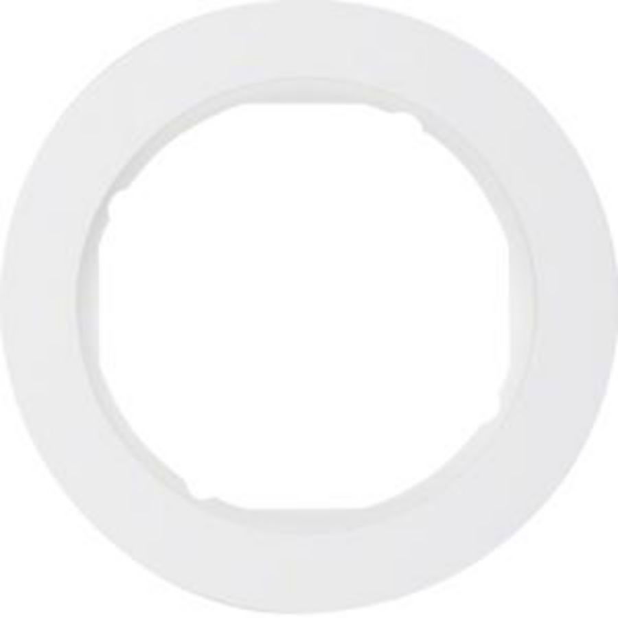 Afdekraam 1-v berker R.Classic polar wit glans