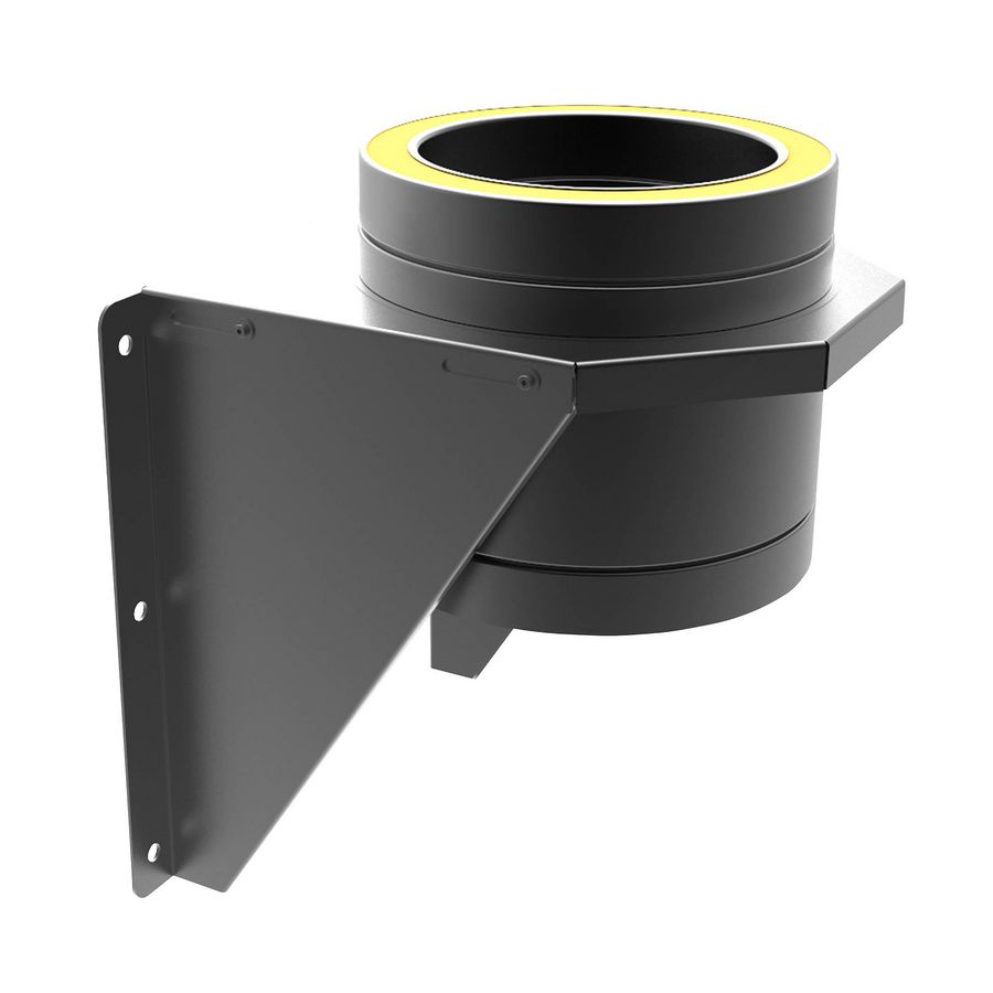 DW Ø250mm Muurondersteuning zwart