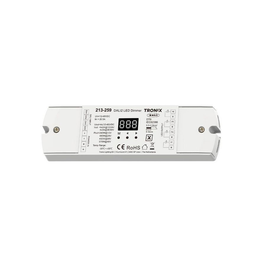 DALI controller 4 kanalen 12 48V