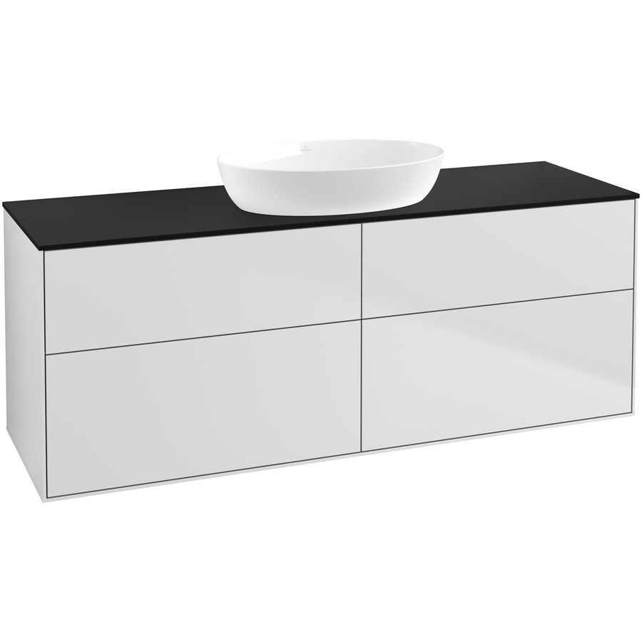 Wastafelonderkast Finion 1600x603x501mm White Matt Lacquer FA9200MT