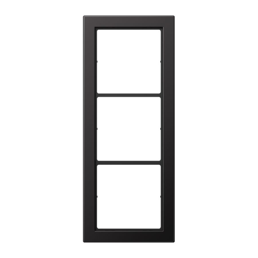 Afdekraam Dark 3-voudig LS-Flat Design