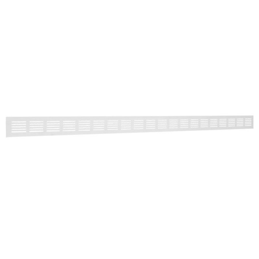 ALU plintrooster 1000x60mm wit