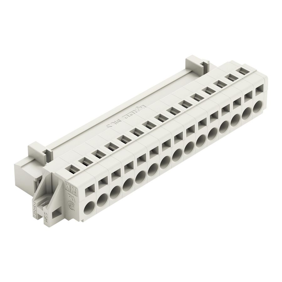 1-draads male steker 2,5mm² lichtgrijs 721-615/019-000 VVE=25