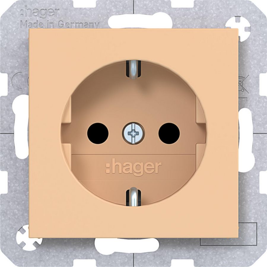 SCHUKO-wandcontactdoos Safety Plus schroefklemmen A.x/C.x petal mat