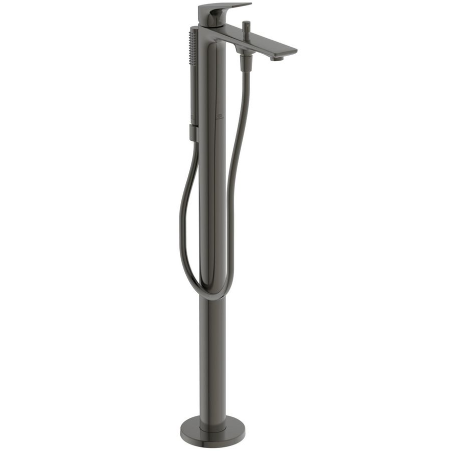 Vrijstaande badmengkraan 130x297x858mm magnetic grey 8l/min La Dolce Vita