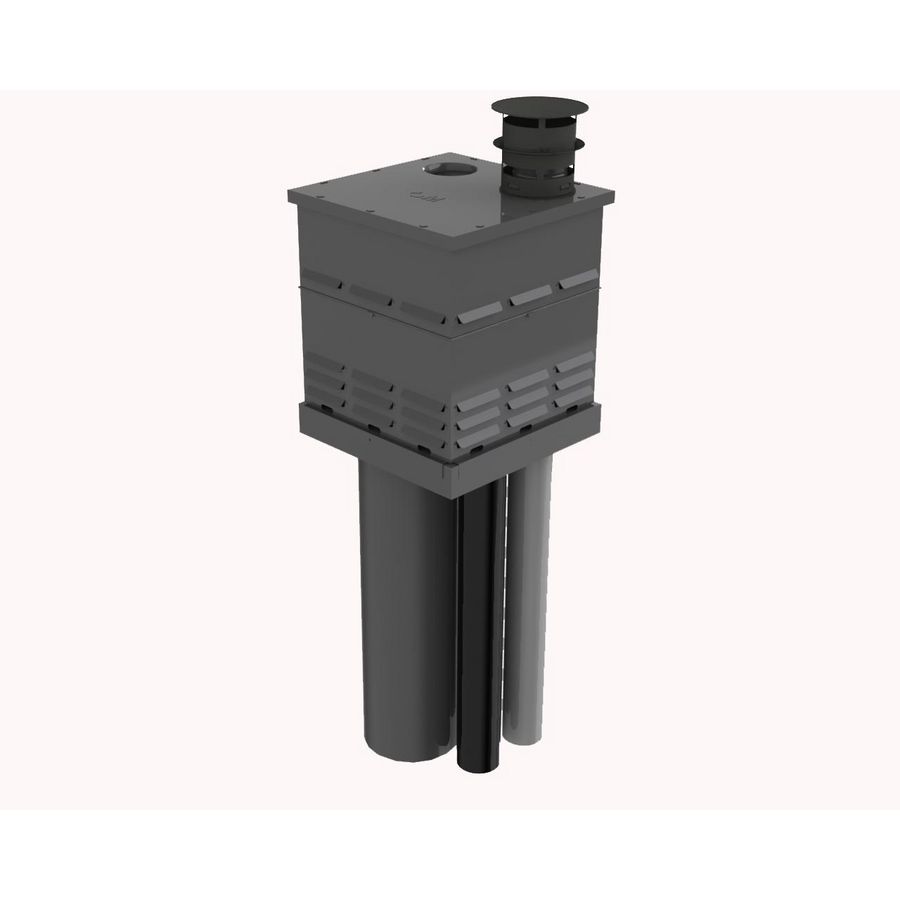Mini-Delta schoorsteentop HR standaard AL 80-80