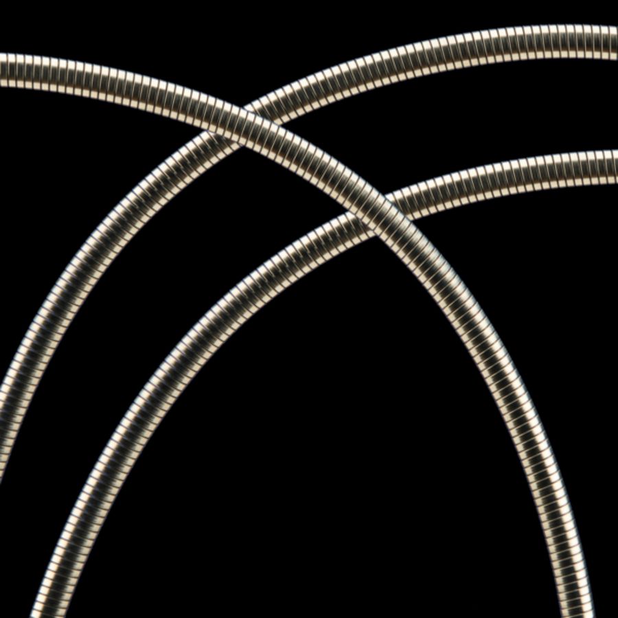 Rol a 50m. Beschermslang RVS 3x3,6mm vlak staal