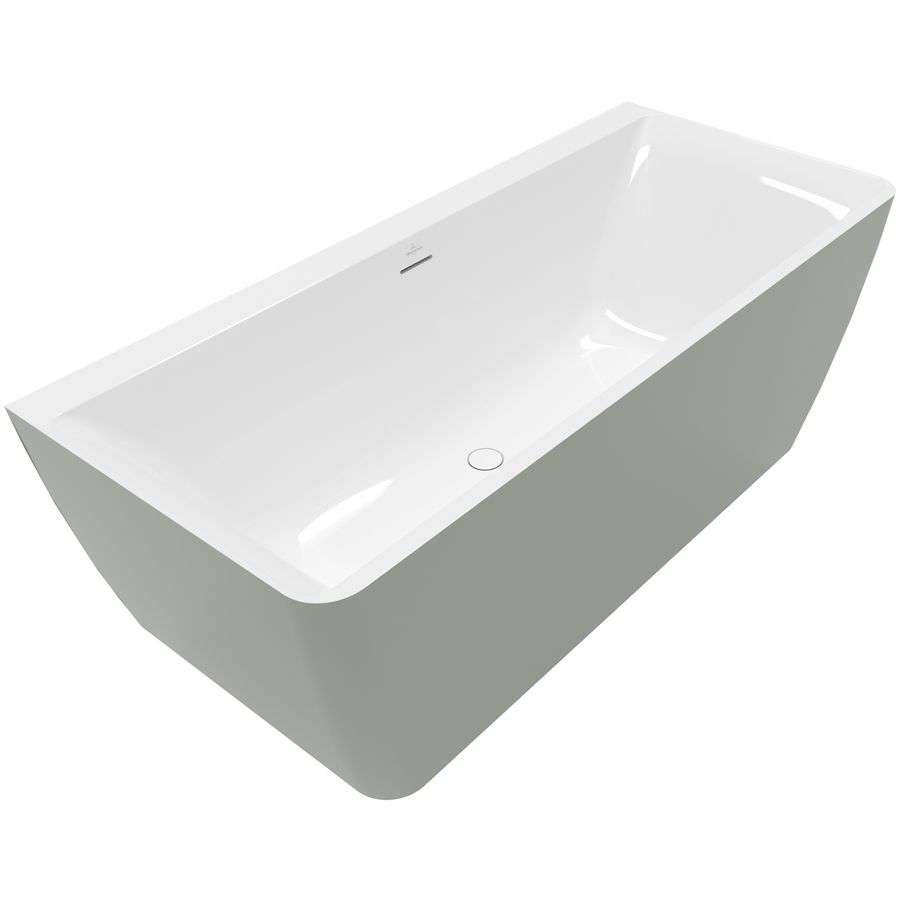 Back-to-wall bad 800x1800mm White Alpine Subway 3.0 UBQ180SBW9CSBCTV01