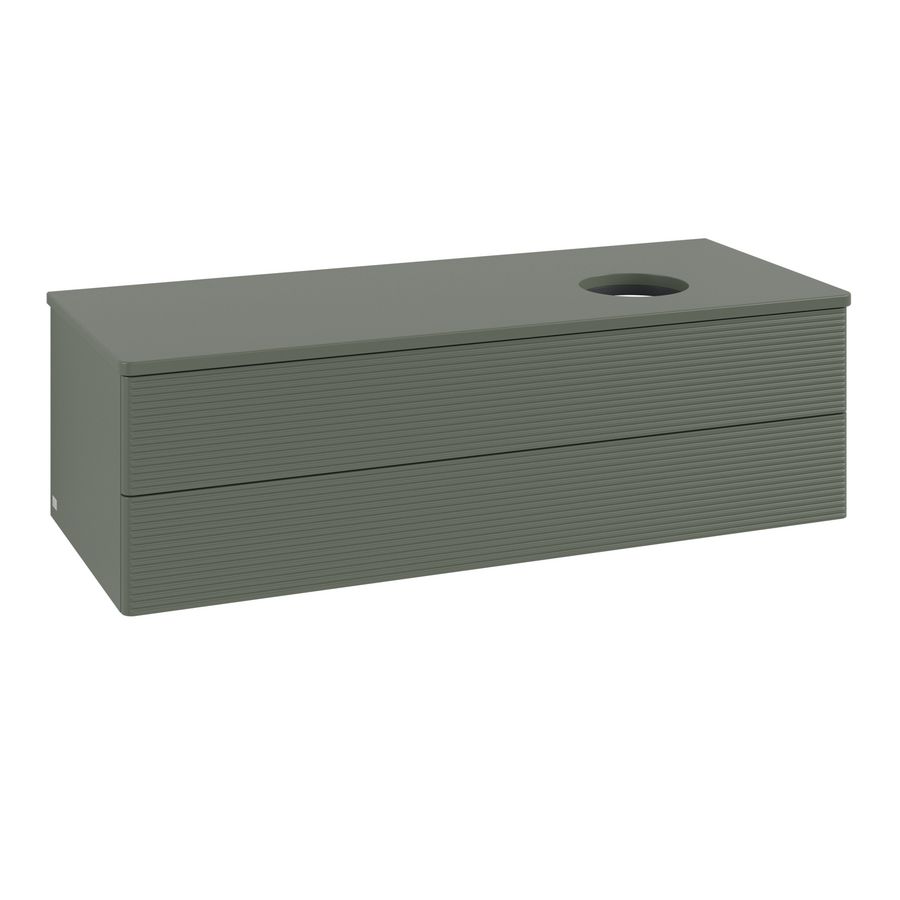 Wastafelonderkast Antao 1200x360x500mm L.Green Matt Lacquer L23110HL
