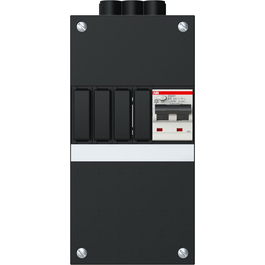 Groepenkast 1x 16A/30mA 1-fase Installatiekast