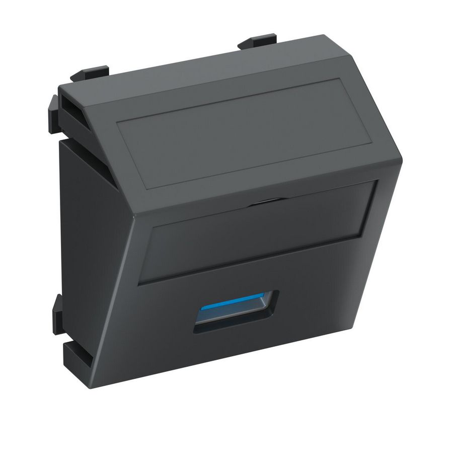 Draagplaat USB 3.0 A connector schroefaansl. 45x45mm 6104889