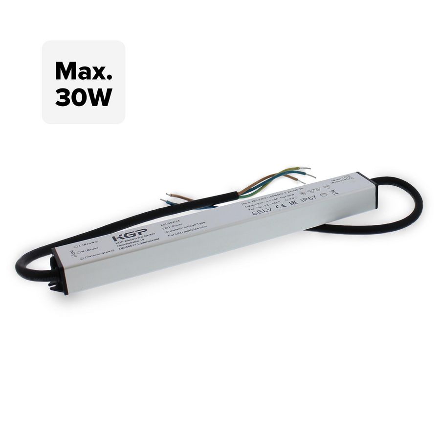 LED driver constante spanning 24Vdc met max. 36W vermogen.