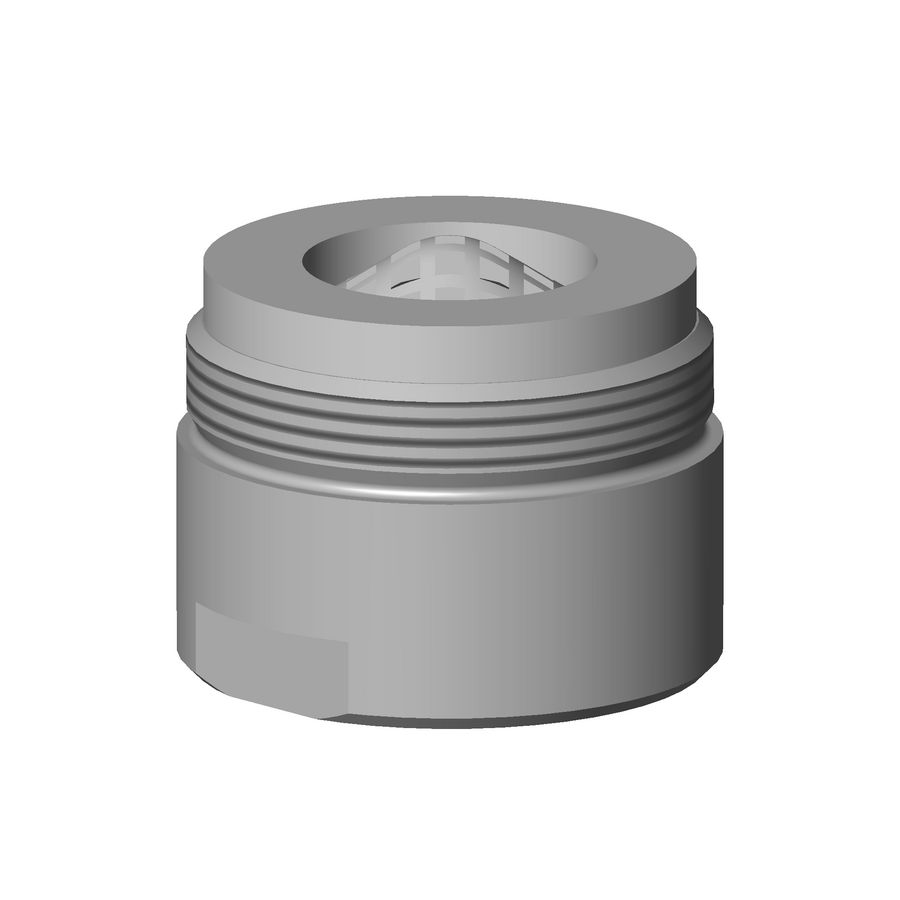 Perlator z.begrenzing M18x1-AG Messing (23kt Goud)