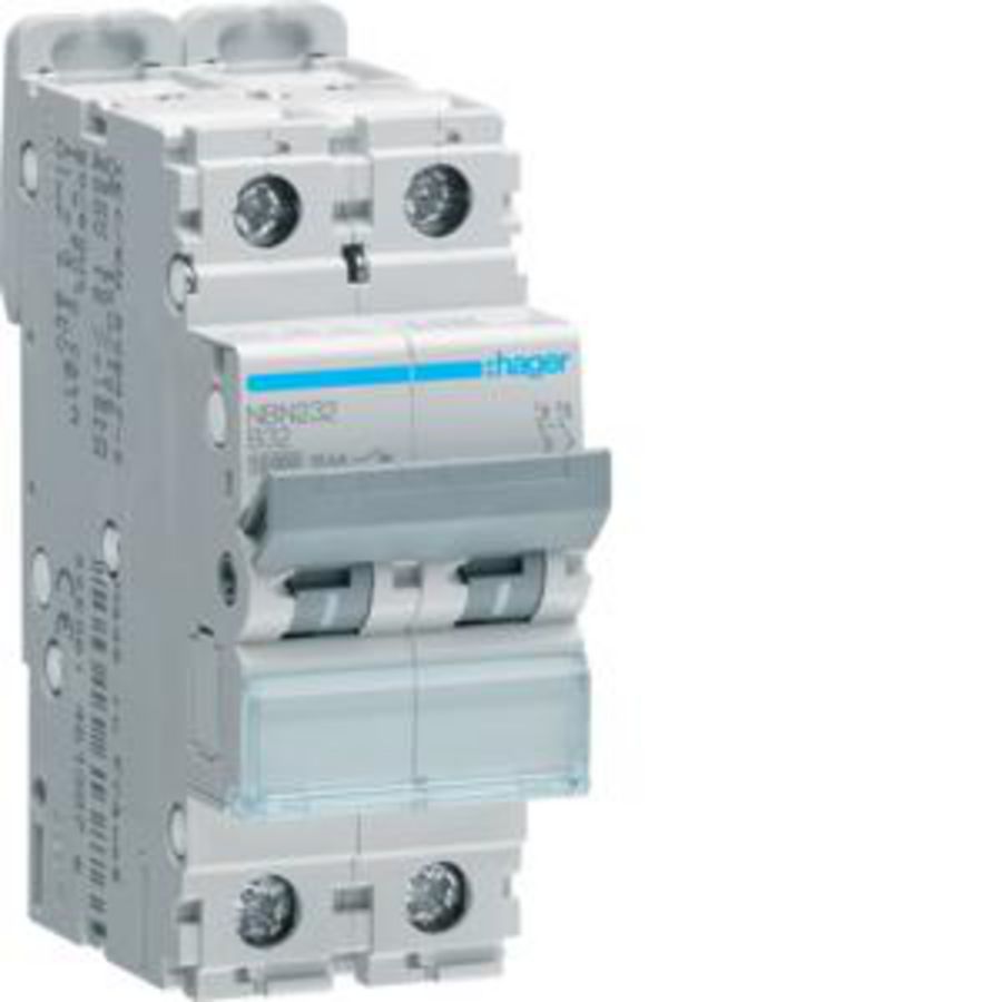 Installatieautomaat 2-polig 32A B-karakteristiek 10 (15)kA