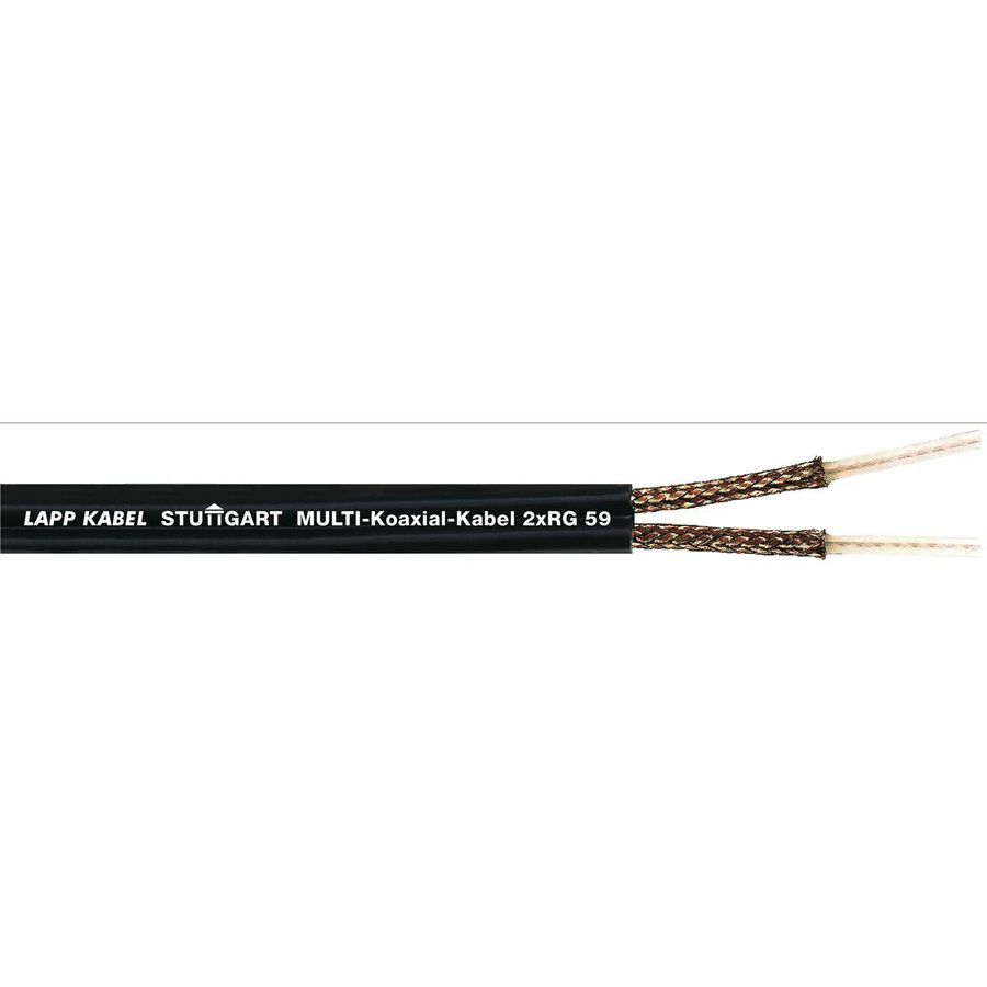 Haspel a 1000m. MULTI-KOAXIAL-CABLE 2XRG 59 B/U