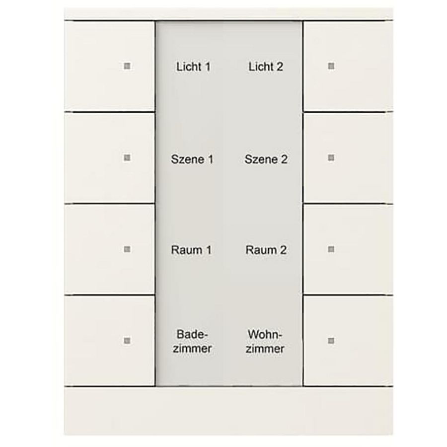 Bedienings sensor KNX - ClimaEco Mat wit 8f