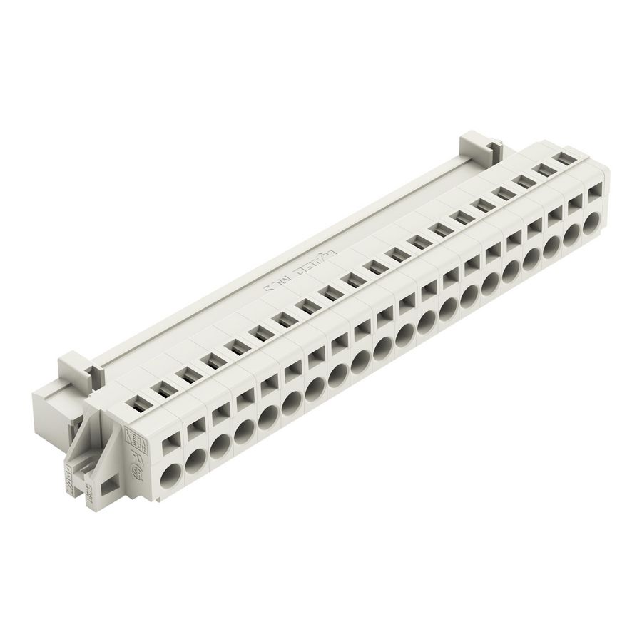 1-draads male steker 2,5mm² li.grijs 721-620/019-000 VVE=10