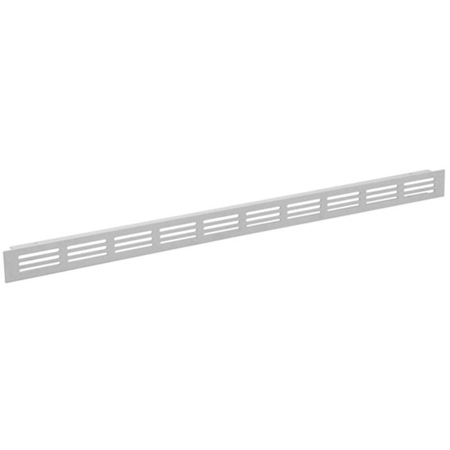 ALU plintrooster 2000x60mm wit