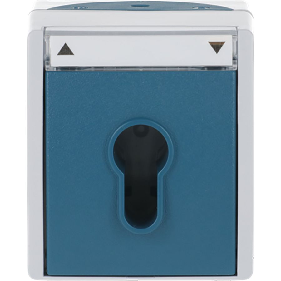 Opbouw jaloezieschakelaar pulsg 2P ocean IP44 10 AX 250 V AC (2712 SLW-53)