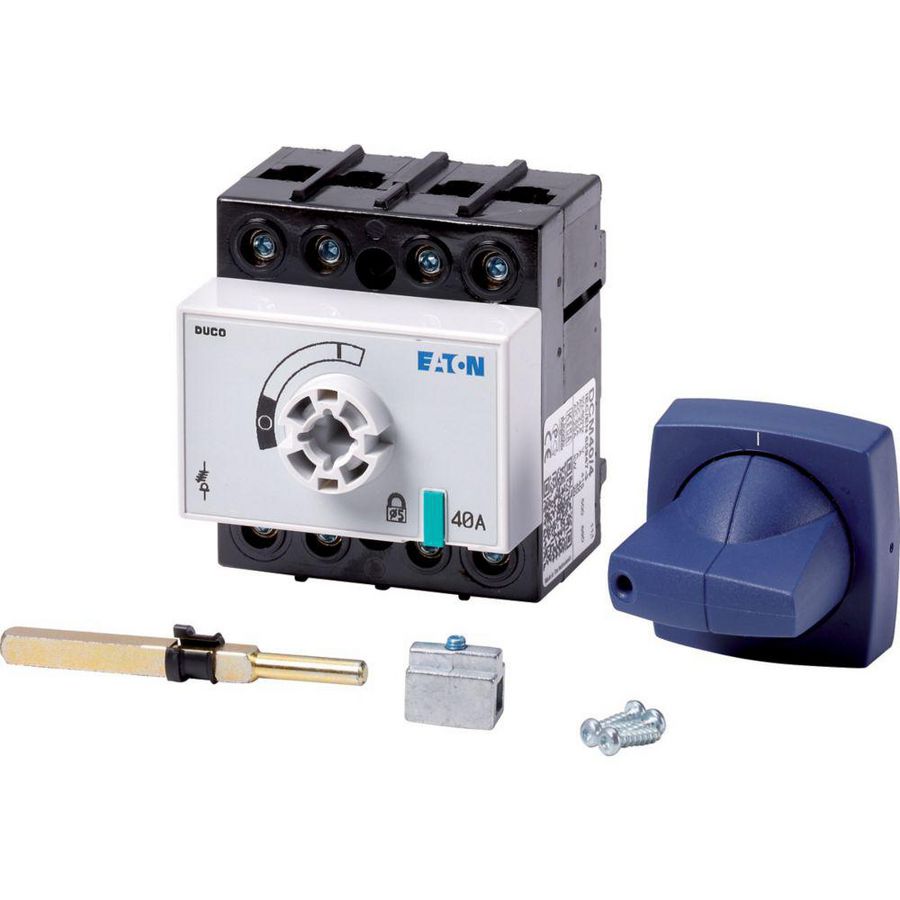 Lastscheider DUCO 40A 4-polig draaigreep K1CB as=116mm