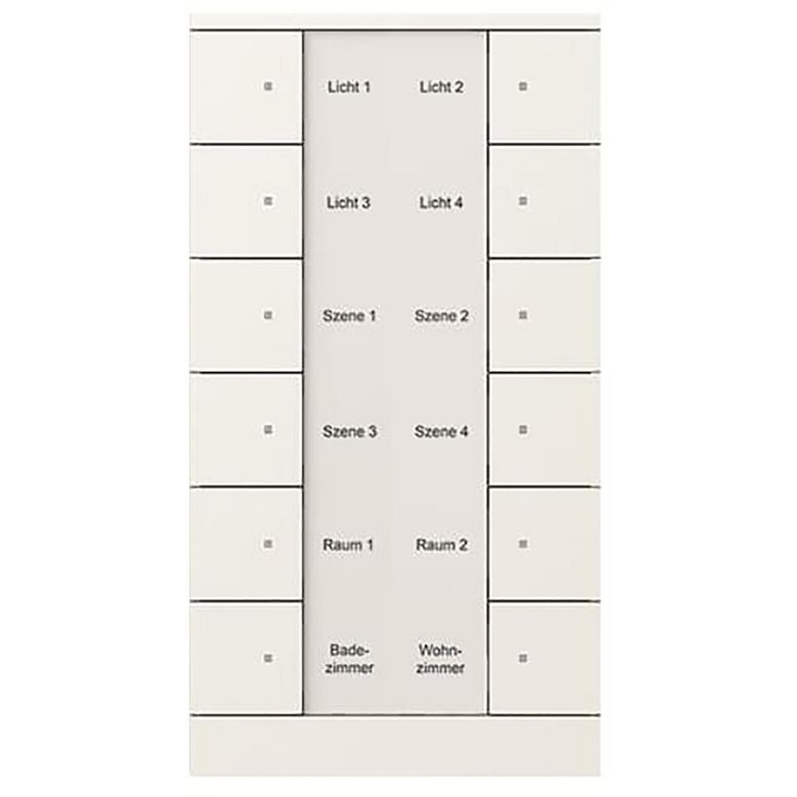 Bedienings sensor KNX - ClimaEco Mat wit 12f