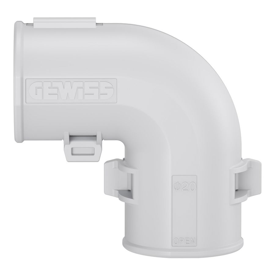 RKE/20G INSPECTEERBAAR HOEKSTUK 90GR IP40-HAL.VRIJ.-d VVE=30