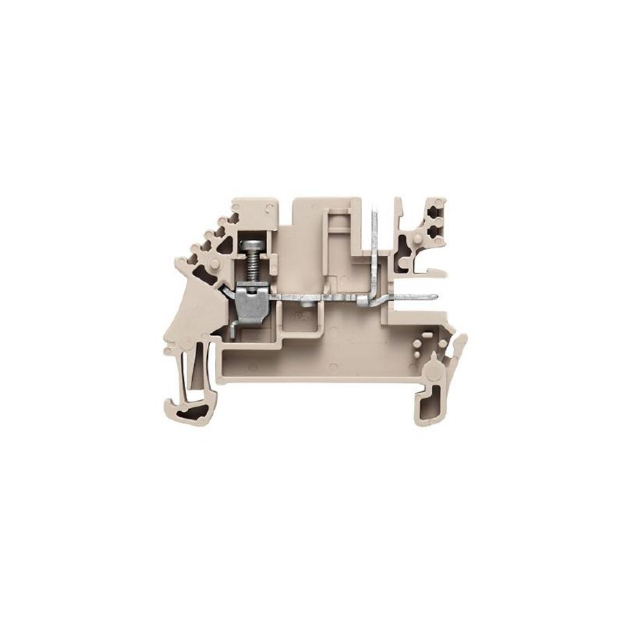 Doorvoerklem d.beige 2.5mm2 21 VVE=100