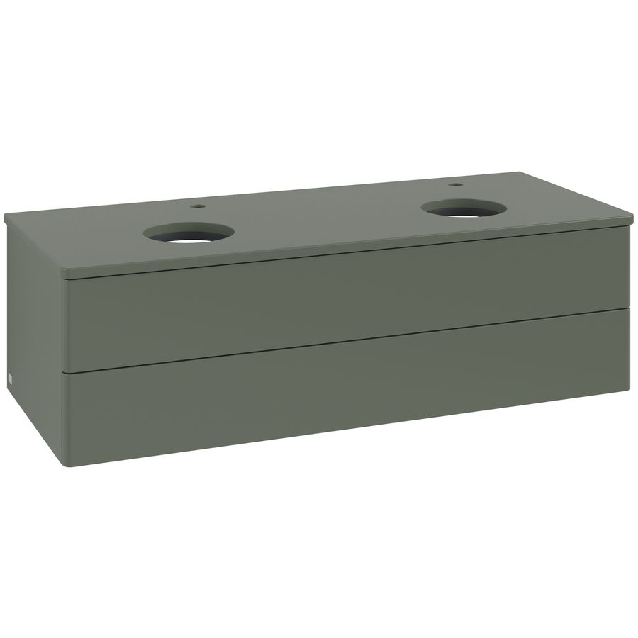 Wastafelonderkast Antao 1200x360x500mm L.Green Matt Lacquer L24050HL