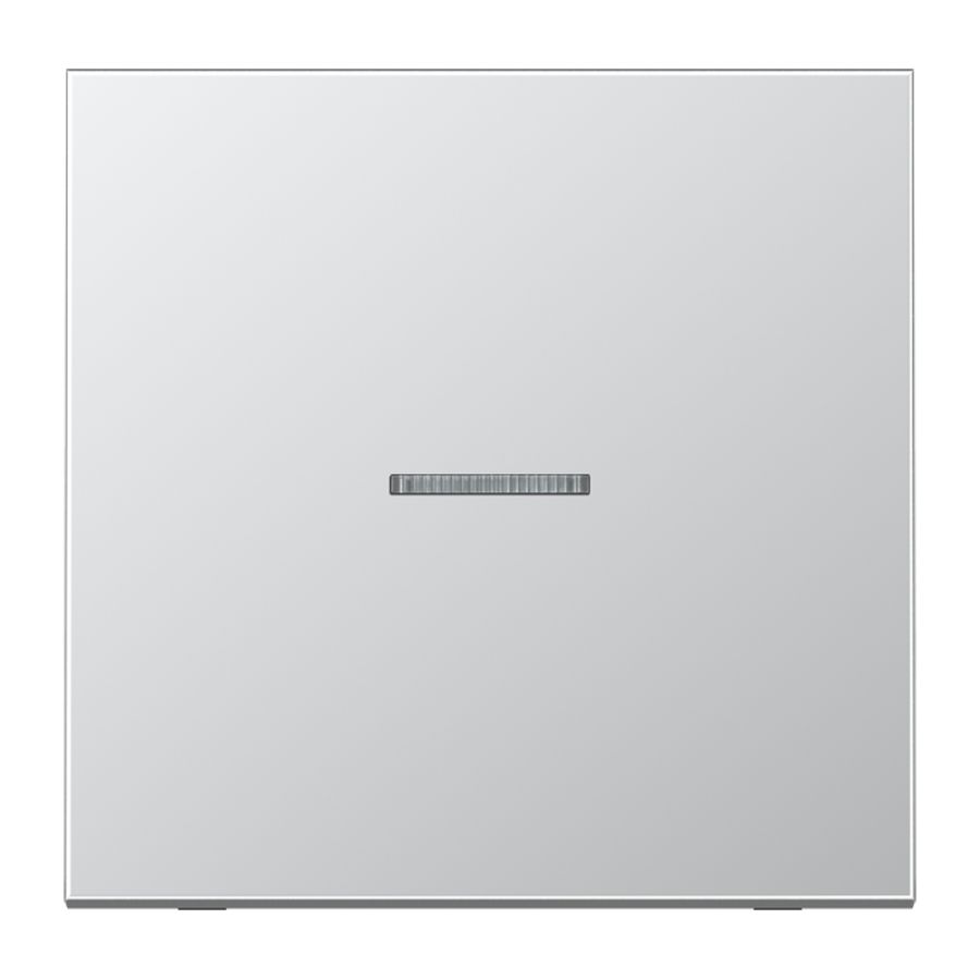 Wip LS-alu. met lens v.KNX F10 taster 1voudig